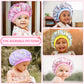 5 Pcs Kids Bonnet For Girls Silk Bonnet Sleeping Kid Baby Toddler Wide Band Night Sleep Caps Colorful Night Hats Natural Hair