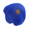 Poximi Baby Boy Winter Hat Toddler Warm Beanie Girl Knit Hats With Earflap Kid Cute Earmuffs Blue