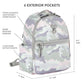 Twelvelittle Midi Go Diaperbag Backpack With Changing Pad, Diaper Bag Backpack For Moms Or Dads With Insulated Pockets In Blush