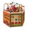 B. toys- Youniversity- Wooden Activity Cube - Developmental Learning Center - Toys for Toddlers, Kids - Alphabet, Numbers, Shape