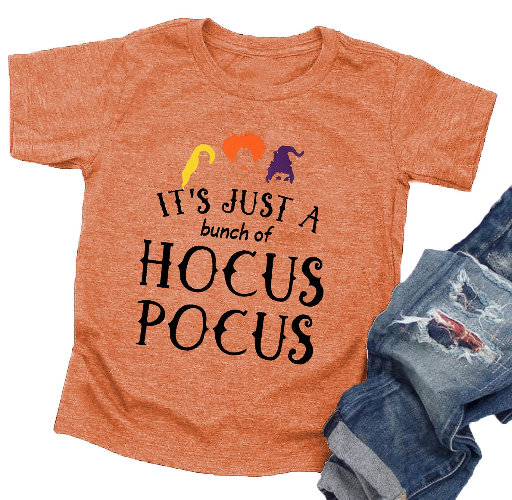 Lazychild Baby Girls Boys Halloween Shirt Toddler Hocus Pocus T-Shirt Sanderson WBBAPB09B385F6S