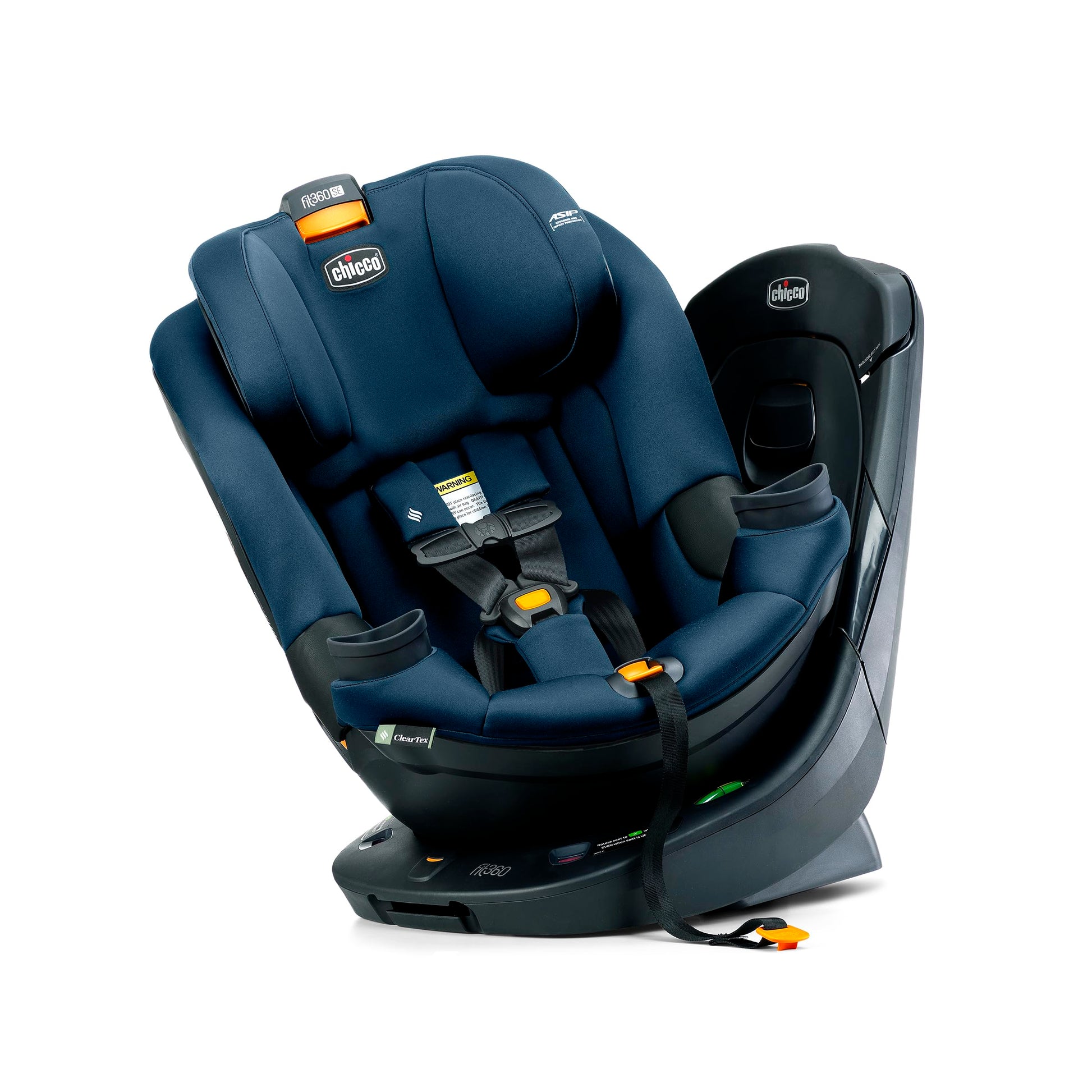 Chicco Fit360 SE ClearTex Rotating Convertible Toddler Car Seat with 360 Degree Rotation for Rear-Facing and Forward-Facing Usag
