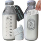Breast Milk Pitcher with Lid- Set of 2 & Labels-32oz Airtight Leakproof Breastmilk Storage Containers for Fridge- Easy Clean Dur