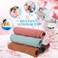 Frienda 6 Pieces Baby Muslin Burp Cloths Large 9 X 20 Inch 6 Layer Burp Cloth Multi Colors Muslin Washcloths Diapers Newborn Fac
