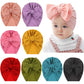 Insowni 8 Pack Solid Large Turban Hat Cap Beanie Bonnet With Big Hair Bow Hospital Baby Hats Knot Headwraps Turbans For Newborn