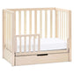 Carter'S By Davinci Colby 4-In-1 Convertible Mini Crib With Trundle Drawer In Washed Natural, Greenguard Gold Certified, Undercr