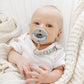 Ryan & Rose Cutie Pat Pacifier Teether (Starter Kit, Boy)