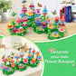 YEEBAY Flower Garden Building Toys for Girls Age 3, 4, 5, 6, 7 Year Old - STEM Gardening Toys for Kids - Stacking Game for Toddl