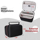 L Ltgem Baby Monitor Travel Case For Hellobaby/Infant Optics Dxr-8 Pro/Infant Optics Dxr-8 / Ifamily Baby Monitor - Hard Protect
