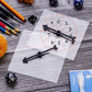 Gejoy 10 Pack Transparent Spinners Clear Spinners Dry Erase Math Game Spinner with Rotating Arrow for Classroom