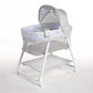 Ingenuity Lullanight Soothing Bassinet For Baby With Locking Wheels & Night Light, Newborn To 5 Months, Gem, 33.4X20.6X43.8'