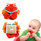 Wristy Buddy Teething Ring for Babies 0-6 8 10 12 Months | Cute Soft Crab Teething Toys & Gloves | Baby Teething Relief Toy Pack