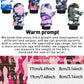 6 Pairs Waterproof Gloves Kids Winter Snow Mittens Windproof Ski Gloves For Weather Children Outdoor Activities (Camouflage,3-5T