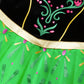 Reliparty Girls Princess Costume Dress Up Green, With Accessories,100
