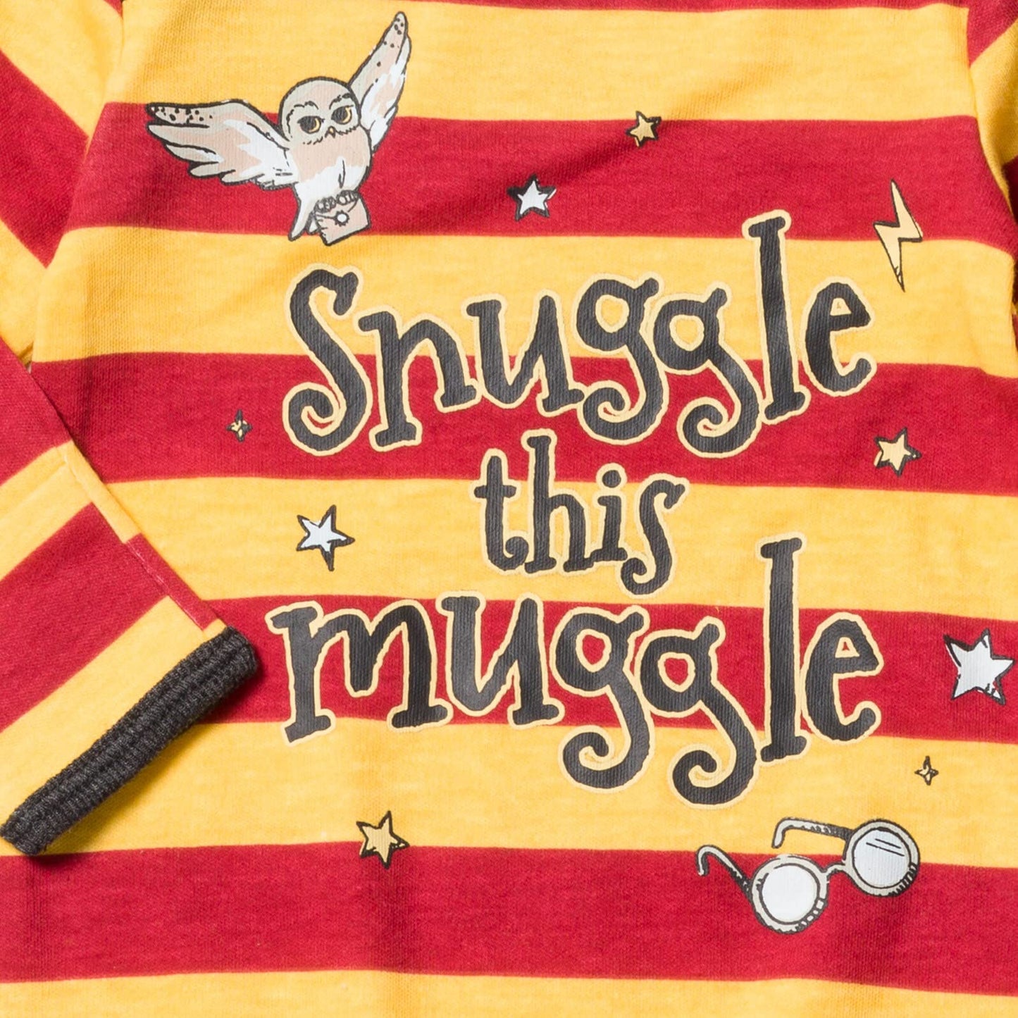 Harry Potter Hedwig Owl Newborn Baby Boys 3 Pack Sleeper Gowns Multicolor/Gray Newborn