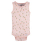 Gerber Baby Girls Multi-Pack Sleeveless Onesies Bodysuit Flowers 12 Months