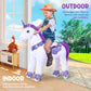 PonyCycle Ride on Unicorn Riding Unicorn Toys with Brake, Essential Model E Interactive Toy Unicorn Gifts for Girls (30 Height/S