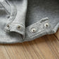 Derouetkia Baby Boys Girls Romper Letter Mom Plus Dad Equal Me Jumpsuit (3-6 Months) Gray
