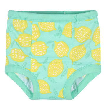 Gerber Baby Girls Infant Toddler 4 Pack Potty Training Pants Underwear Peach And Yellow 2T