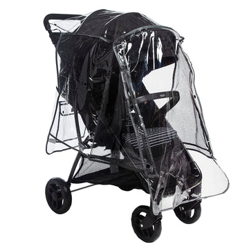 Graco Universal Baby Stroller Plastic Rain Cover & Weather Shield, Lightweight Waterproof Weathershield, Clear Vinyl Infant Car