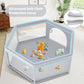 65  65 Inch Stylish Hexagonal Baby Playpen, Soft Play Pen For Babies And Toddlers, Safe Anti-Fall Baby Play Yards, Indoor & Outd