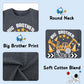 Funnycokid Big Brother Shirt 4T 3T Boys Promoted To Big Brother Backhoe Loader Construction Digging It T-Shirt Black Size 4 Preg