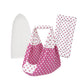 Beetot Baby Swing Cradle Set | (3 In 1) Hanging Cradle Cotton Cloth, Removable Pad, And Mosquito Net | CraDark Pink Star