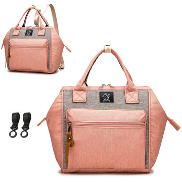 Aerobunny Small Diaper Bag Tote For Mom - Mini Bag Mommy Bag Include Insulated Pocket & Detachable Straps, Pink