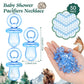 Thyle 51 Pcs Pacifier Hunt Baby Shower Games Include Hunt Sign And 50 Acrylic Pacifiers For Baby Shower Game Decoration Gift Set