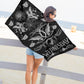 Jay Franco Wednesday Addams Bath Pool Beach Towel - Skull & Ravens Super Soft & Absorbent 100% Cotton Towel, Measures 28 X 58