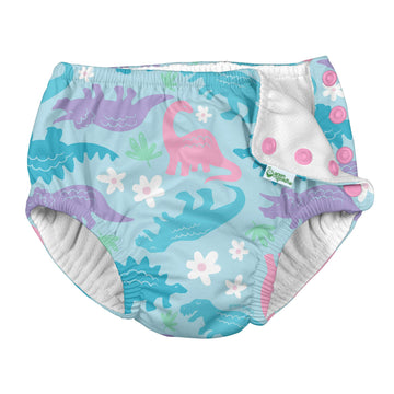 I Play Girls Reusable Absorbent Baby Swim Diapers Aqua Dinosaurs 6 Months