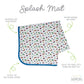 Bapronbaby Eric Carle Bug World Splash Mat - Waterproof Catch-All For Under High Chairs, Floors, Tables, Playtime Or Arts & Craf