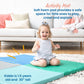 Ecr4Kids Softzone Quad Fold-N-Go Activity Mat, Folding Playmat, Contemporary