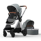 Mompush Ultimate2 Baby Stroller For Toddler With Removable Bassinet & Reversible Seat, Smooth Glide Bassinet Stroller, Full-Size