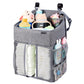 Clearworld Hanging Diaper Caddy Organizer,Diaper Stacker And Crib Organizer,Upgrade Thicken Nursery Organizer For Changing Table
