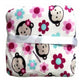 N&M Double Layer Velvet Fleece Newborn Printed Baby Blanket (Pink)
