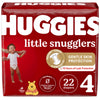 Huggies Size 4 Diapers, Little Snugglers Baby Diapers, Size 4 (22-37 Lbs), 22 Count