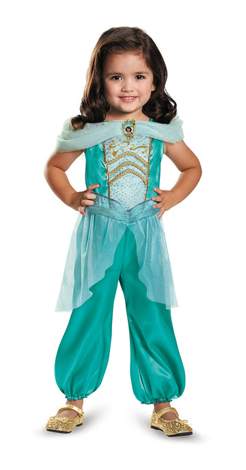 Disguise Disney Princess Jasmine Classic Toddler Girls' Costume, Large (4-6X)