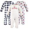 Hudson Baby Unisex Baby Cotton Coveralls, Apple Orchard, 6-9 Months