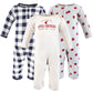Hudson Baby Unisex Baby Cotton Coveralls, Apple Orchard, 12-18 Months