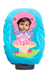 Car Seat Cuties, Baby Car Seat Cover, Stretchy Universal Fit Infant Car Seat Carrier Cover For Baby Boys And Girls, Soft & Warm