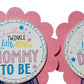 Mommy & Daddy To Be Pin Twinkle Little Star Baby Shower Pins For Parents To Wear, Pink & Blue, It'S A Girl Sprinkle