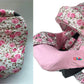 9Pc Ultimate Set Of Infant Car Seat Cover Canopy Headrest Blanket Hat Nursing Scarf, 25Je01
