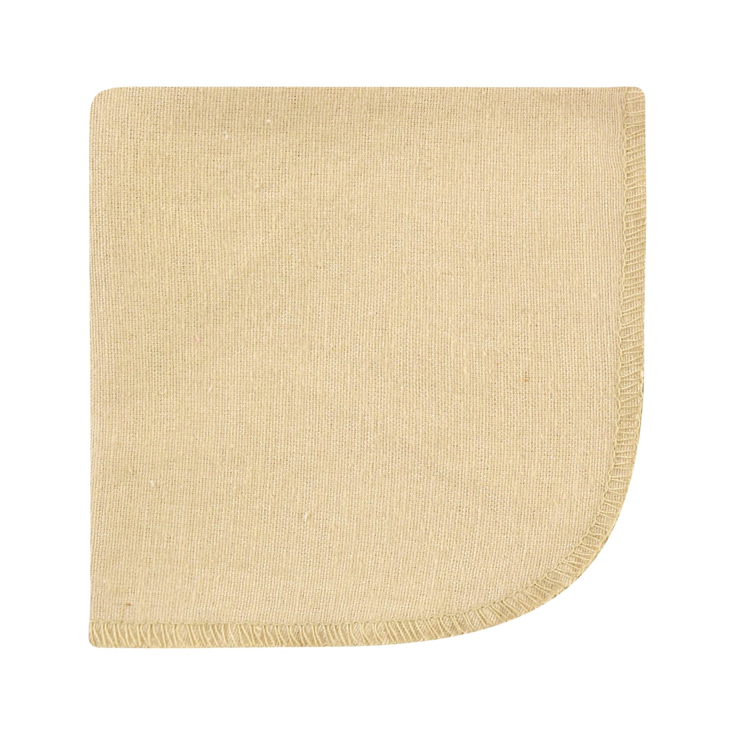 Hudson Baby Unisex Baby Flannel Cotton Washcloths, Brown Bear 12 Pack, One Size