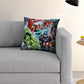 Athom Living Marvel Avengers Cushion Cover. Size 40x40cm or 16inches x 16inches. This Cushion Covers Come with a Zipper Closure.