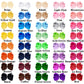 Oaoleer 40Pcs 4.5' Hair Bows Clips Grosgrain Ribbon Bows Hair Alligator Clips Hair Barrettes Hair Accessories For Baby Girls In