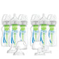Dr. Browns Natural Flow Anti-Colic Options+ Wide Baby Bottles, 9 Oz/270Ml, With Level 1 Slow Flow Nipple, 6 Pack Plus 2 Bonus Le
