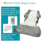 OsoCozy Flushable Diaper Liners - Make Cloth Diapering Convenient with Easy, Quick, Cloth Diaper Liners - Super Soft and Gentle