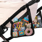 Elfzone Side Sling Stroller Storage Accessory  2 Pack Bike/Stroller Storage Bag, Hook & Loop Easy Attach  Mesh Design, NonSli