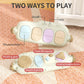 Jovow 2 In 1 Baby Gym With Walker,Baby Play Mat With 4 Infant Learning Sensory,Double-Sided Multifunctional Removable Play Piano